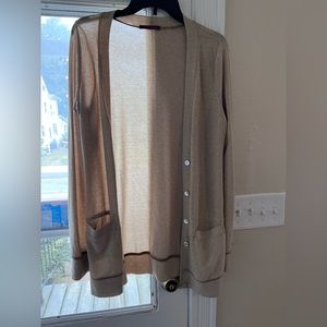 Gold Cardigan sweater